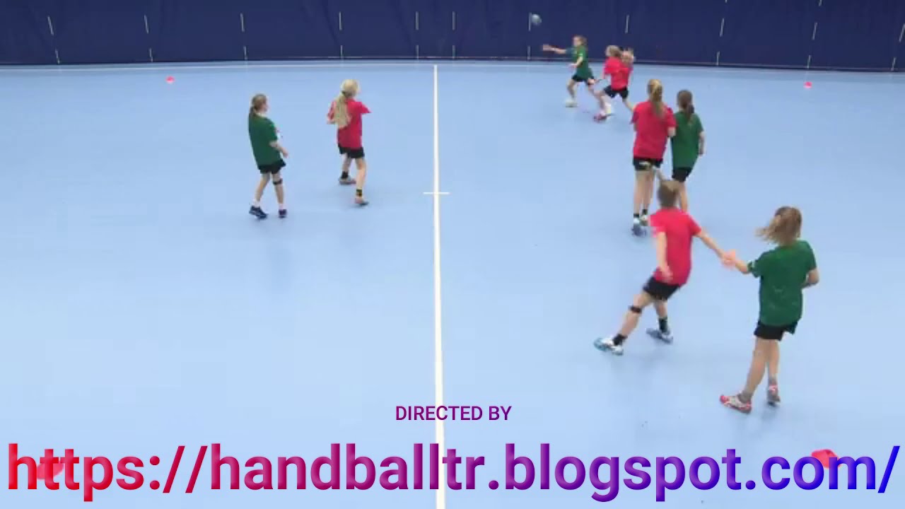 Handball training Danish school for the age of 13 years part 3