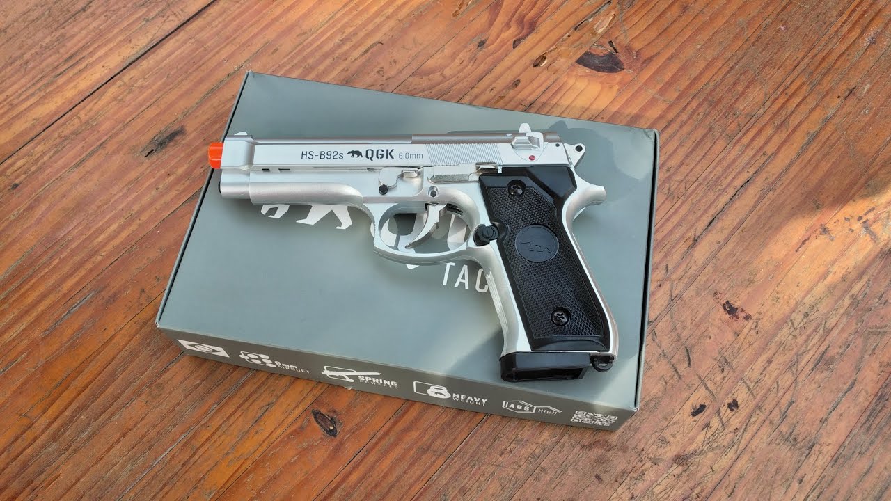 Pistola airsoft (QGK) hs-b92s