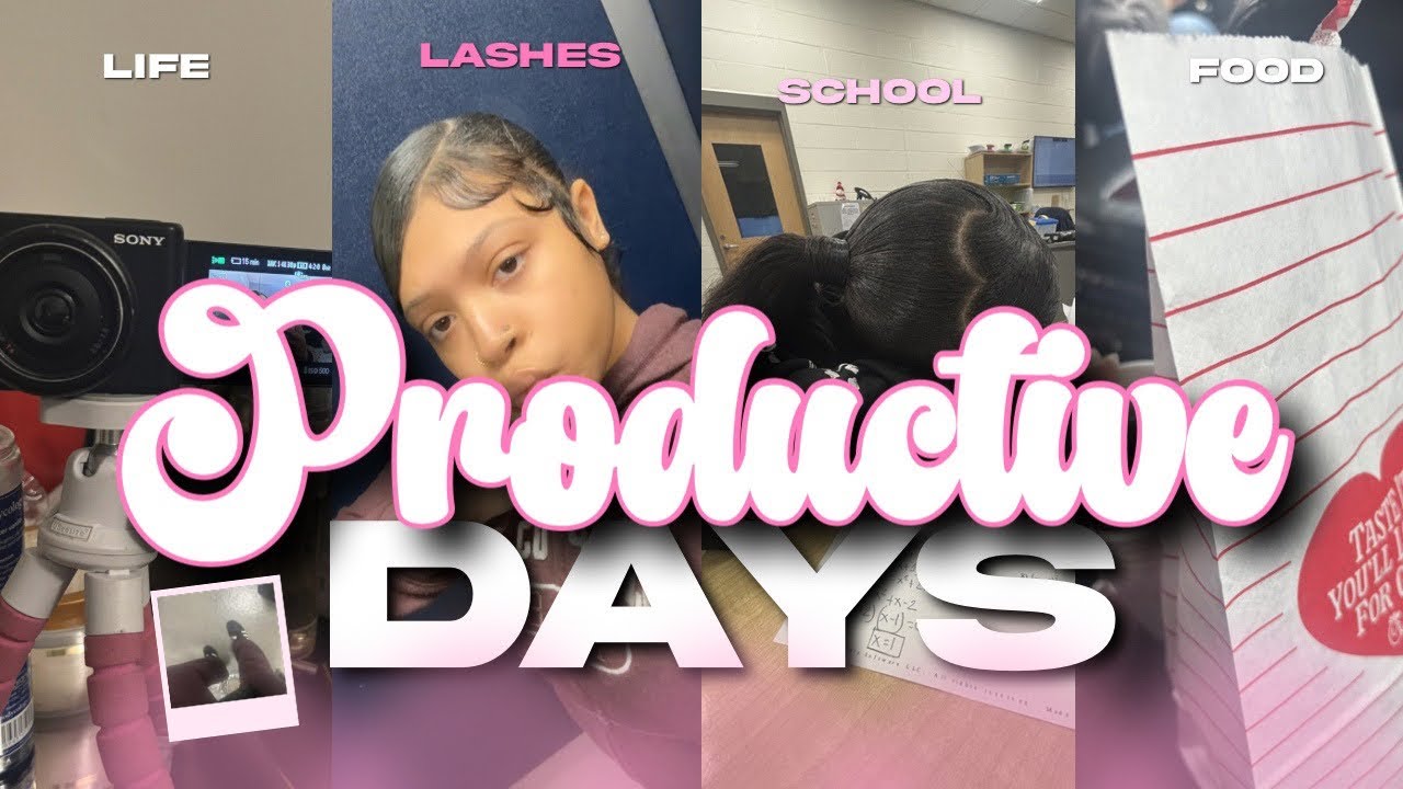 PRODUCTIVE VLOG ☆ healthy habits, grwm, lashes, journaling, outfits + soft reset