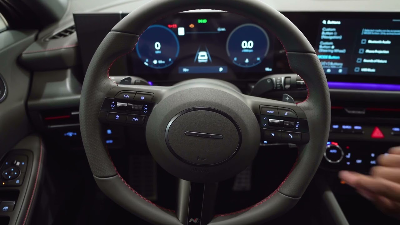 Hyundai Sonata N Line 2024 года — особенности рулевого колеса