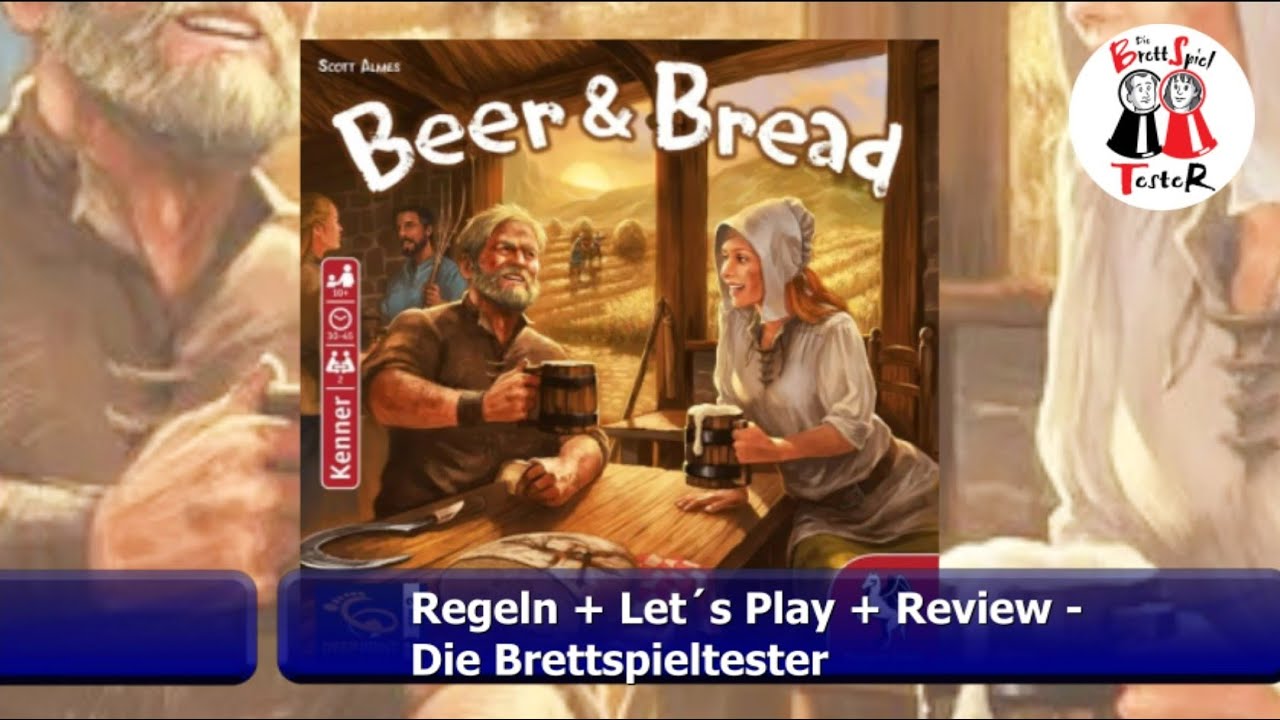 Beer & Bread von Deep Print Games - Regeln + Let´s Play + Review - Brettspiel - Die Brettspieltester