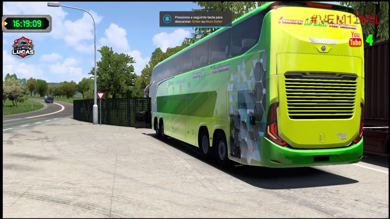 simulador de onibus realista  MONTEVIDEO x CHUI   g8 1600  MAPA EAA