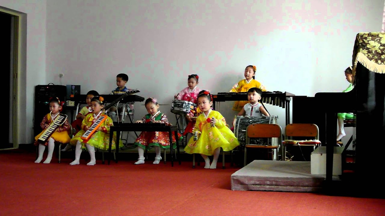 Small Children's Orchestra in DPRK / North Korea