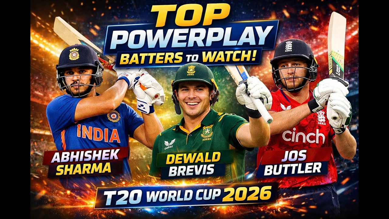 T20 World Cup 2026 Power Hitters EXPOSED 💥 | Abhishek Sharma, Jos Buttler, Brevis