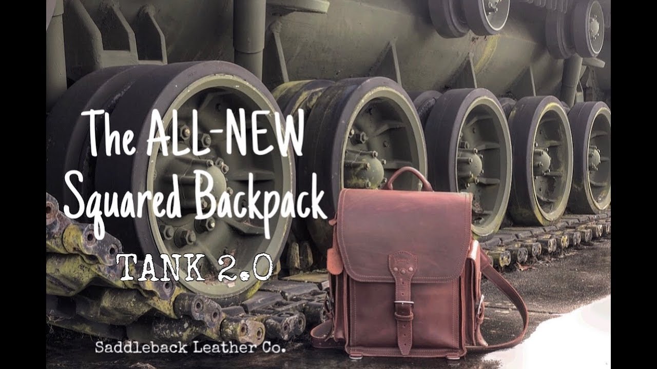 The All-NEW Squared Backpack, from Saddleback Leather Co.