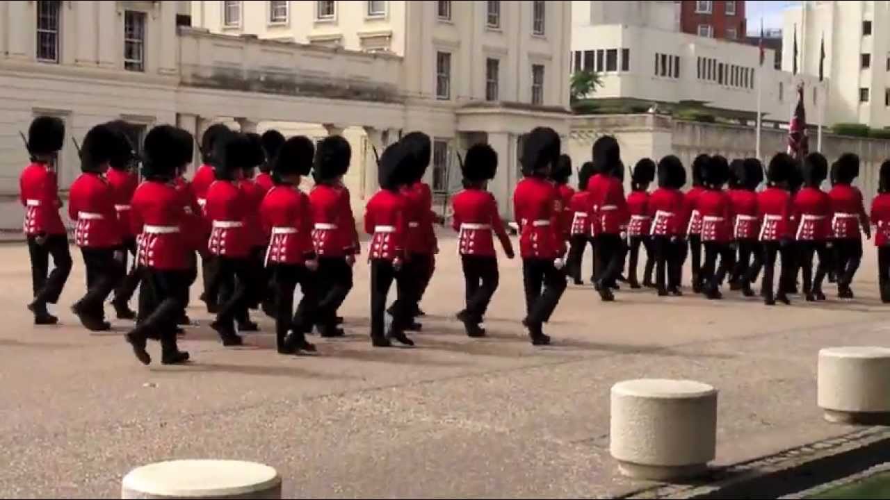 Changing the Guard from Wellington Barracks - 10 Aug 2013