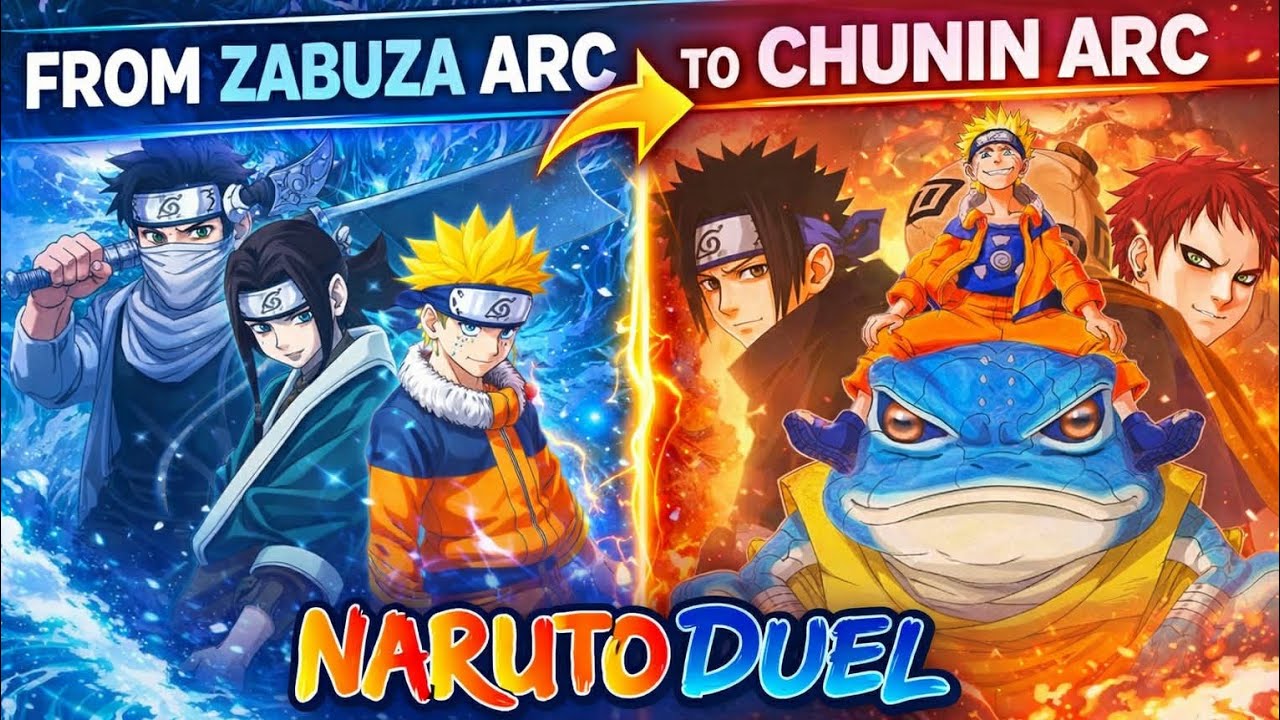 Naruto Duel  - Zabuza Arc Defeat - Chunin Exam 