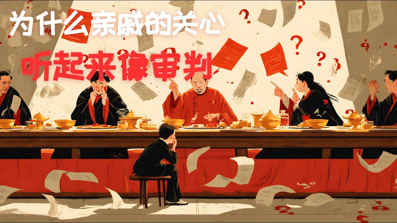 为什么亲戚的关心，听起来像审判