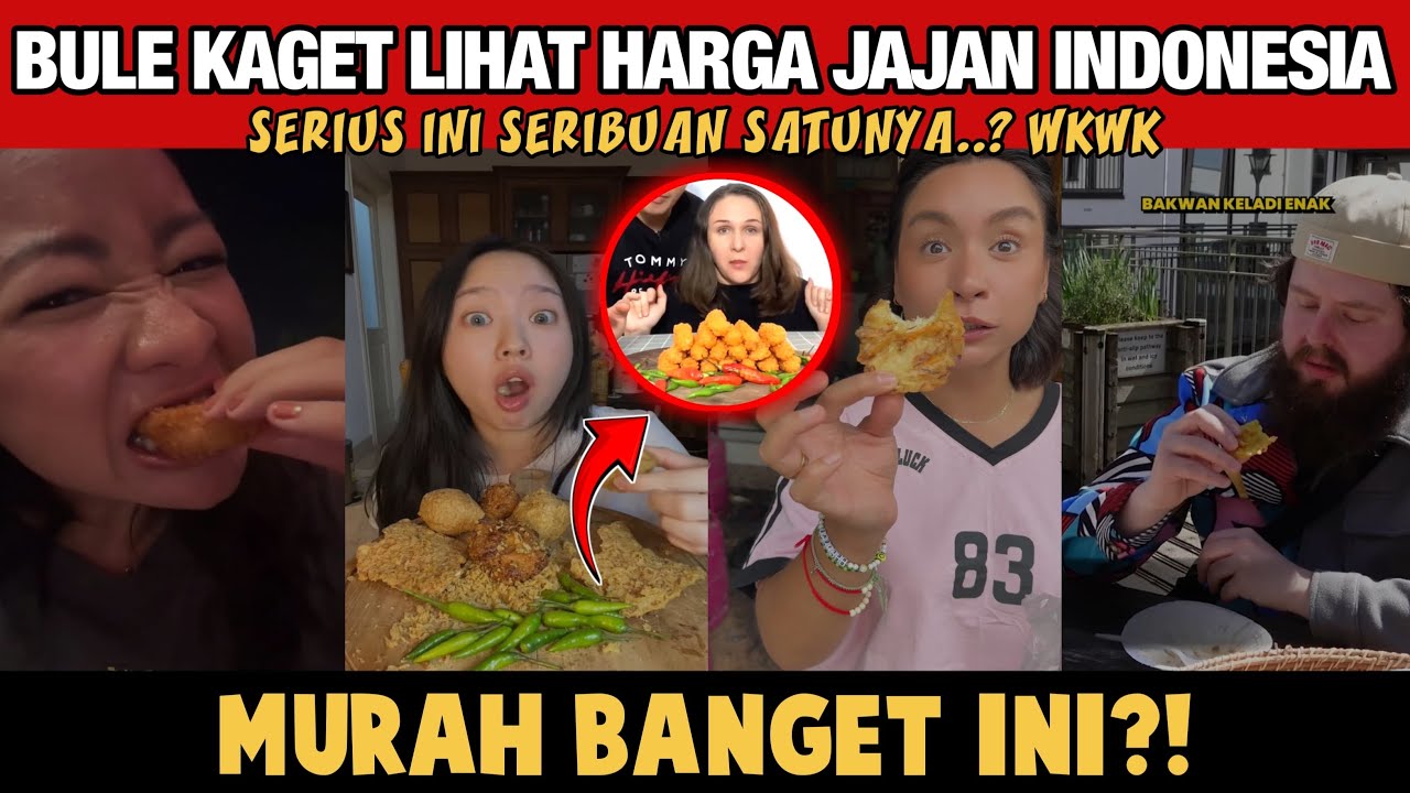 “Baru Coba Gorengan, Bule Ini Langsung Diam!”🤯