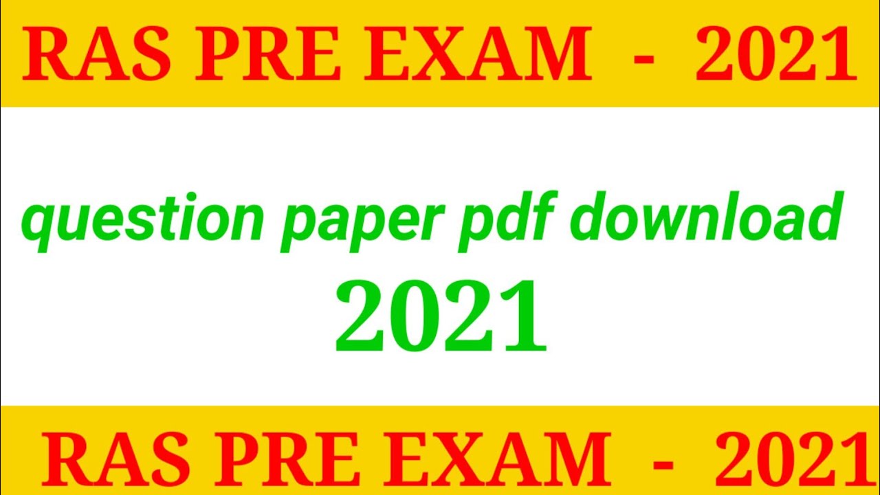 #rasquestionpaper ras pre question paper answer key 2021,ras pre question paper answer key 2021