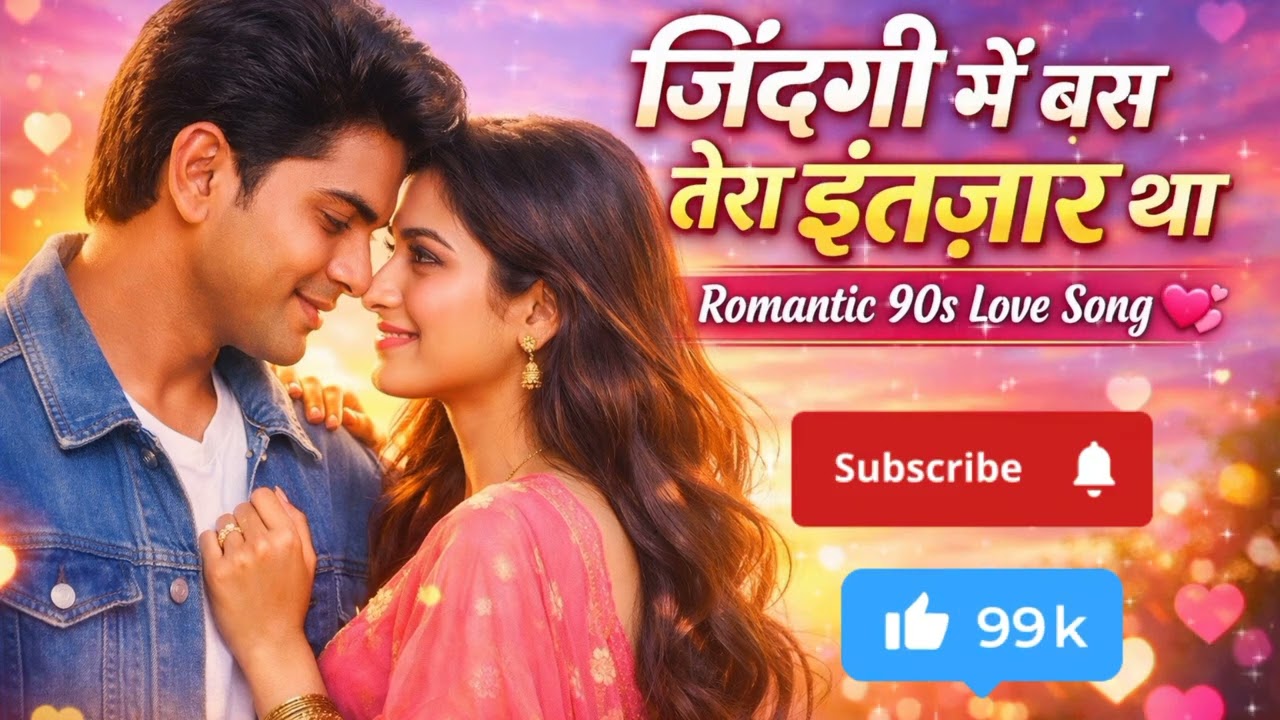 ज़िंदगी में बस तेरा इंतज़ार था | Romantic  Love Song | Heart Touching Melody 💞