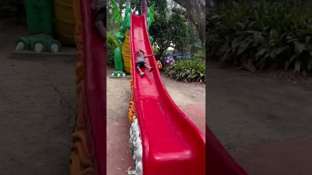 Kid Hits Head on Side of Slide - 1337813