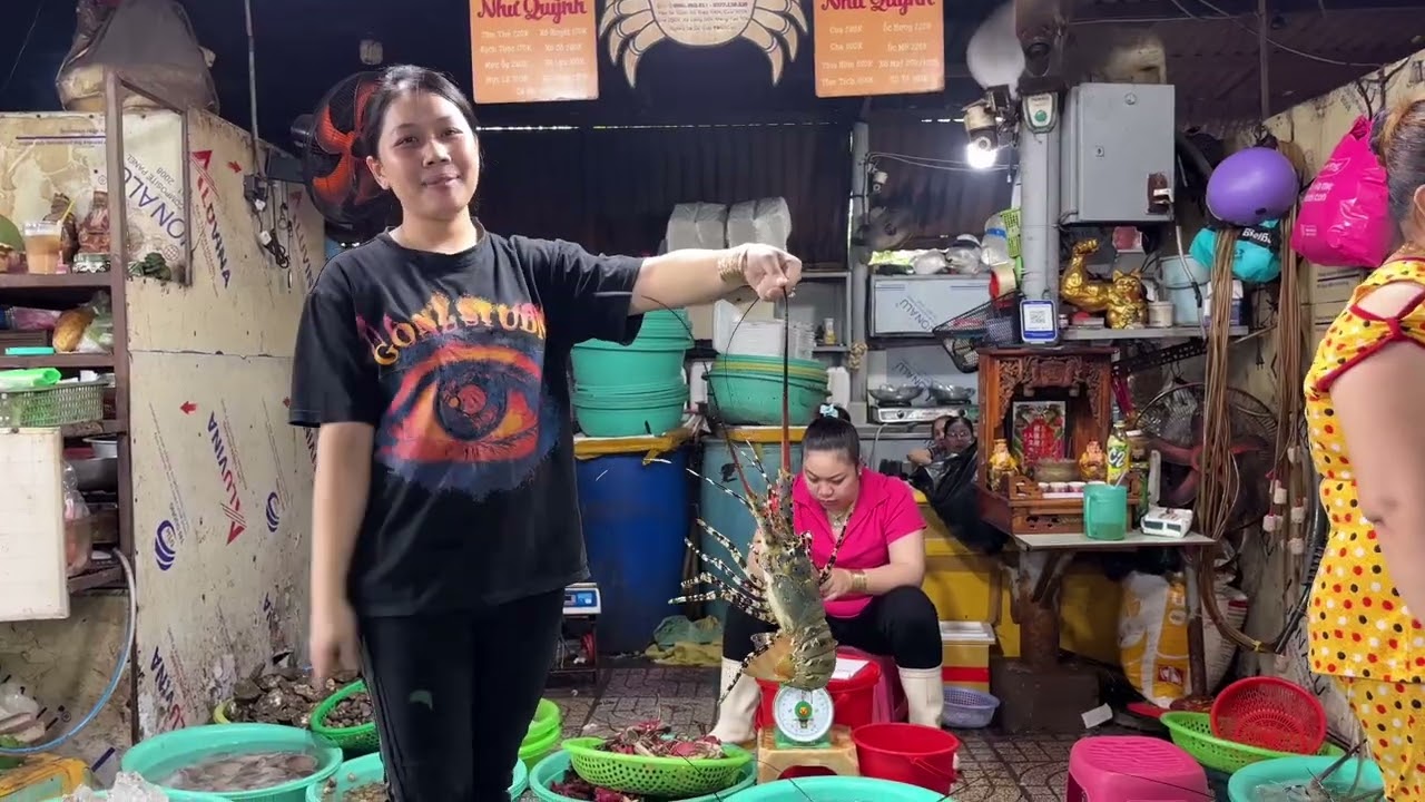 Chợ Hải Sản lớn nhất Cần Giờ