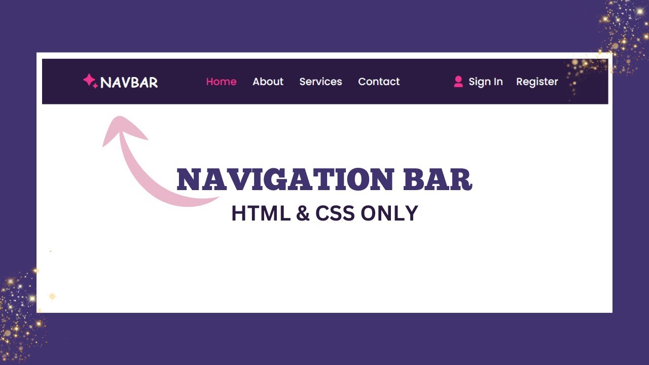 How to Create a Navigation Bar (for beginners), Website Header Design Using HTML and CSS
