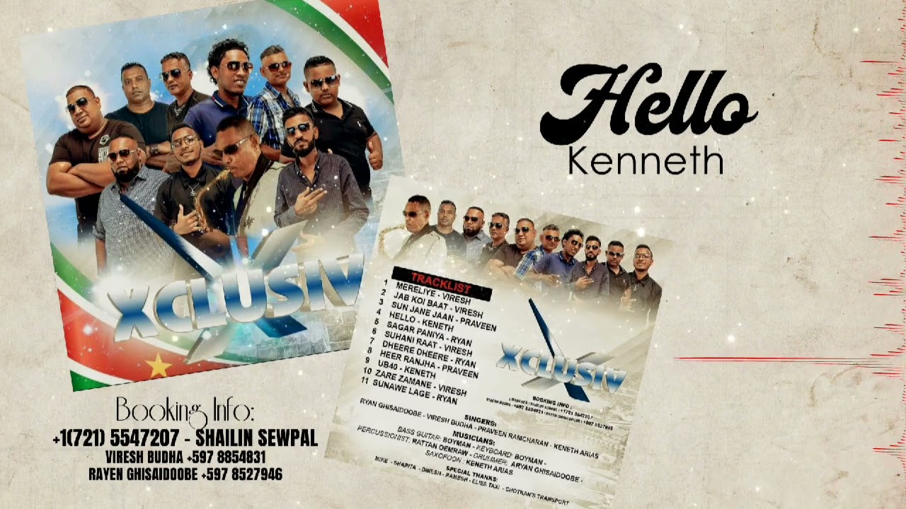 HELLO | KENNETH ARIAS | XCLUSIV [SURINAME] | OFFICIAL