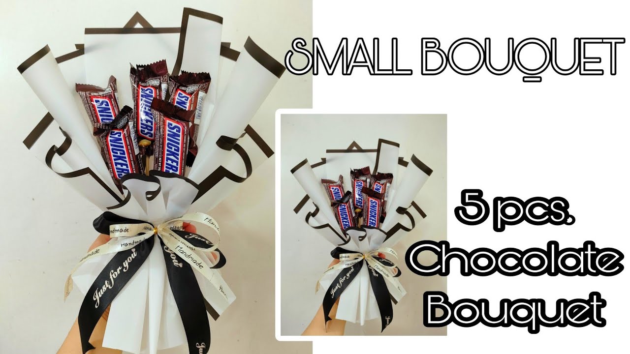 5 pcs. Chocolate Bouquet x 1 wrapper only