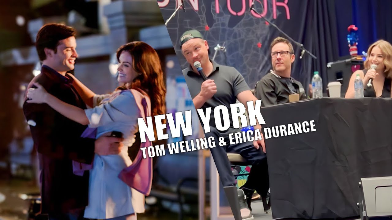 SMALLVILLE CLOIS | Tom Welling shares a story about him & Erica Durance in New York
