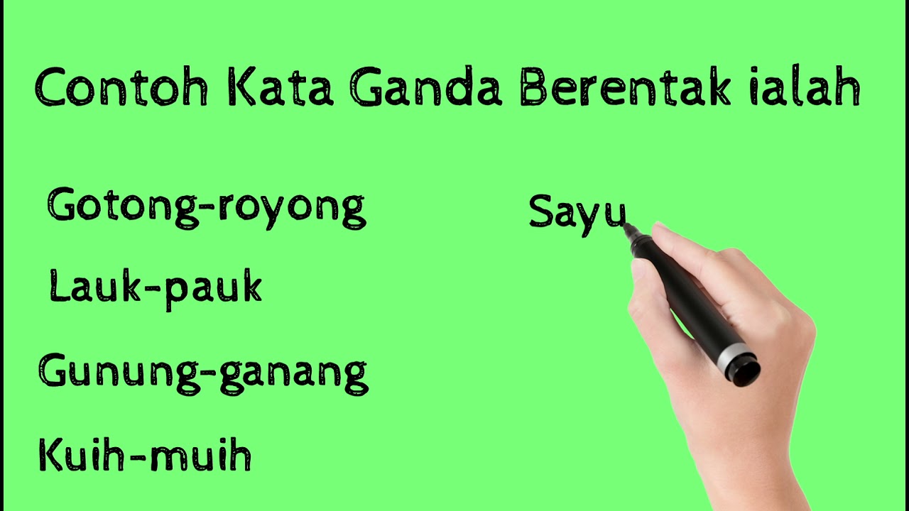 Kata Ganda Berentak