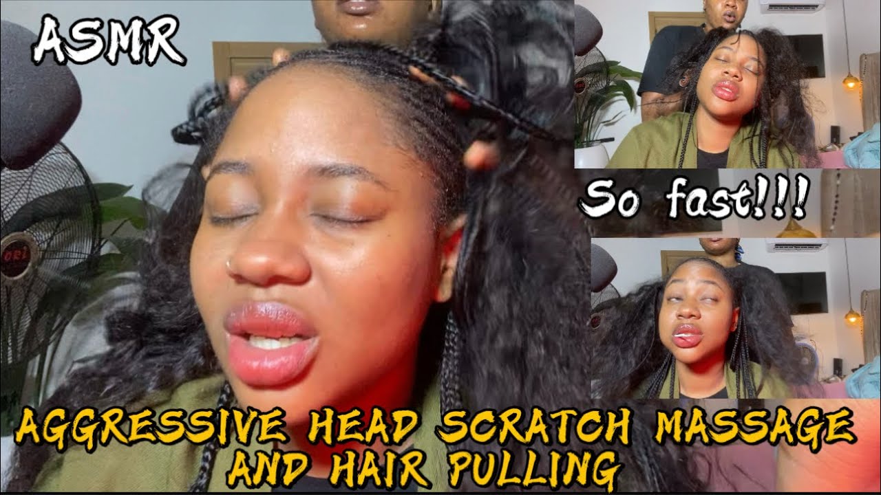 AGGRESSIVE HEAD SCRATCH MASSAGE AND HAIR PULLING ft @suzzyherself 