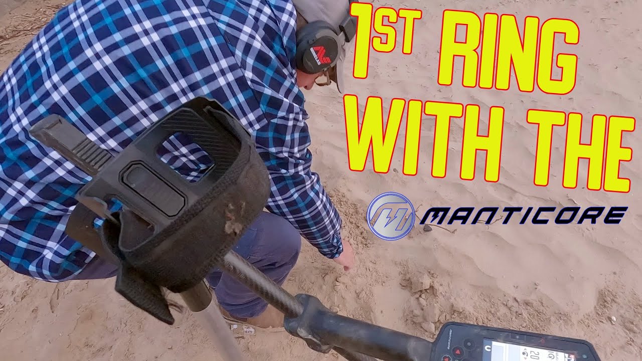 Manticore Vs NOX 900. He Found his 1st ring Beach Metal detecting