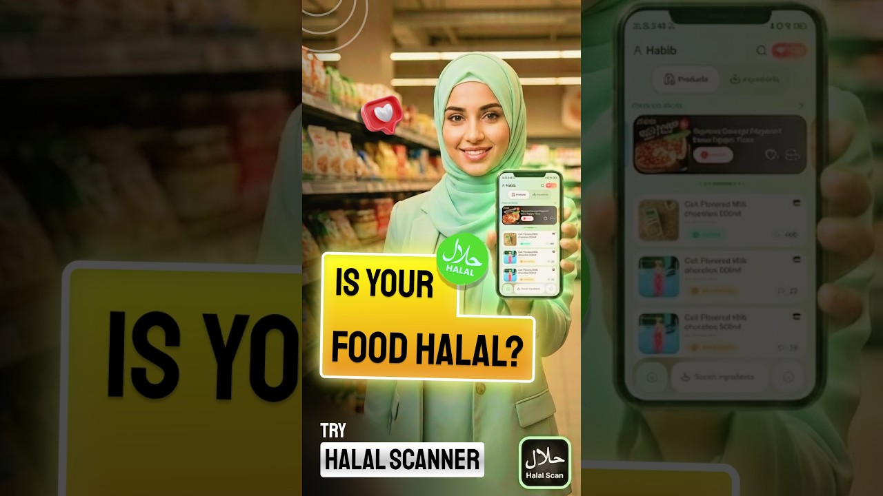 Halal Scanner App &ndash; Instantly Check if Food & Products Are Halal! 📱🍽️