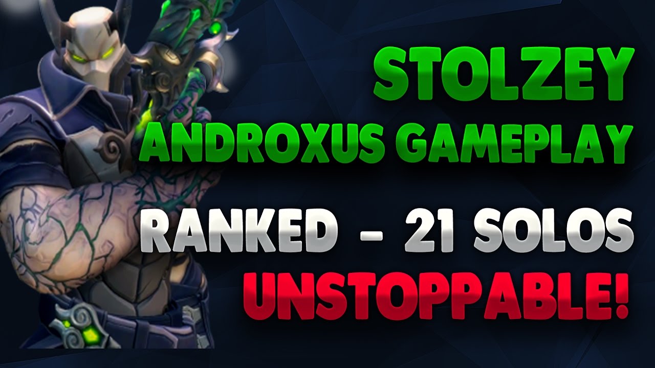 UNSTOPPABLE! MASTERS RANKED ANDROXUS GAMEPLAY! 21 Solo Kills - STOLZEY