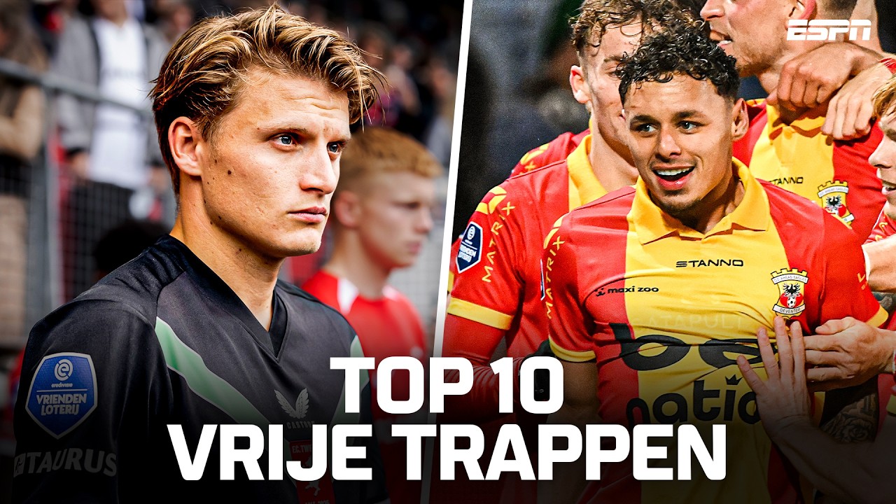De 10 MOOISTE VRIJE TRAPPEN in de Eredivisie 2024/25 🚀🪄