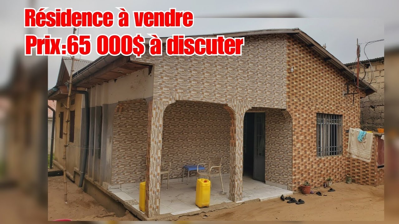 👉RDC/KINSHASA: RÉSIDENCE MISE EN VENTE AVEC UNE GRANDE MAISON HABITABLE DE 3 CHAMBRES,SALON,ETC...
