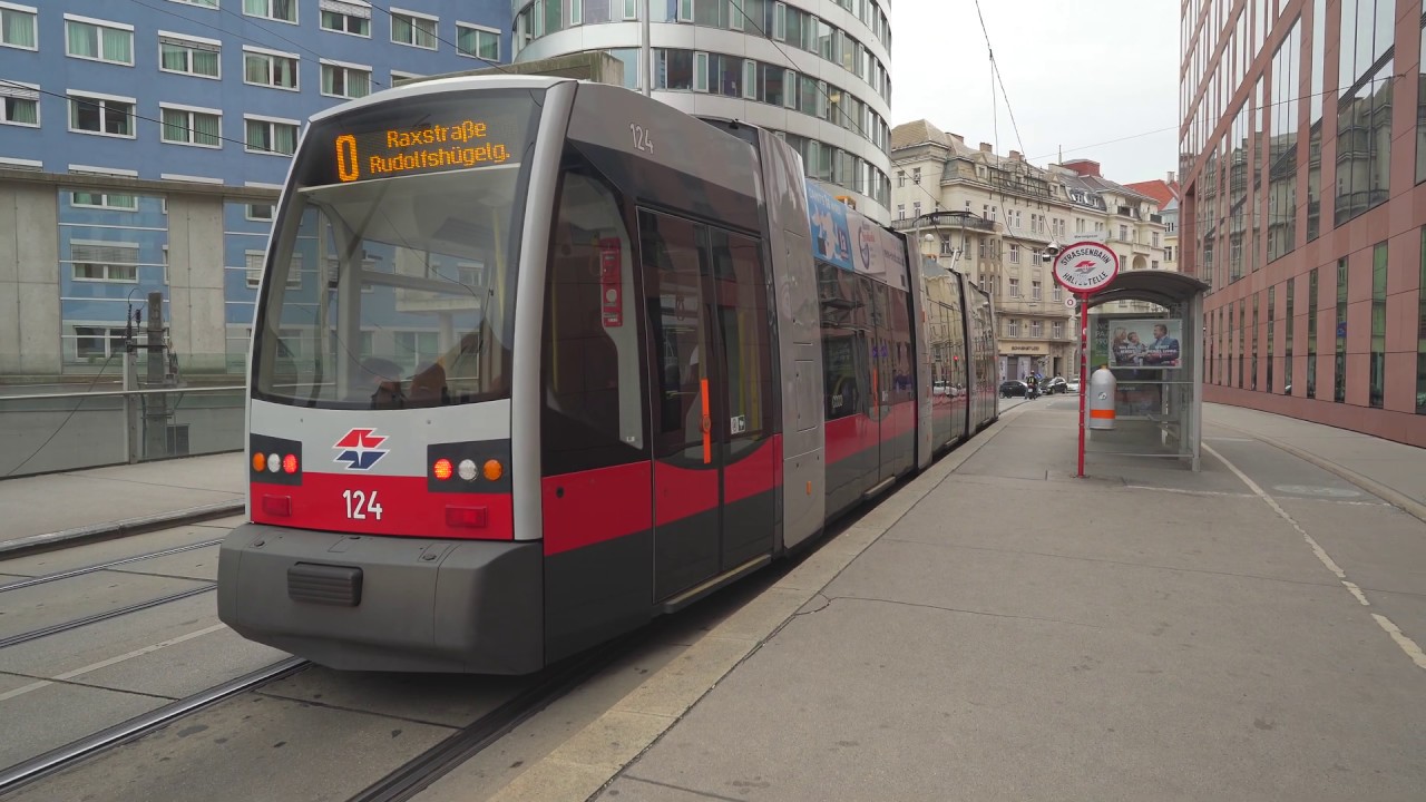 Austria, Vienna, tram 0 ride from Praterstern to Marxergasse
