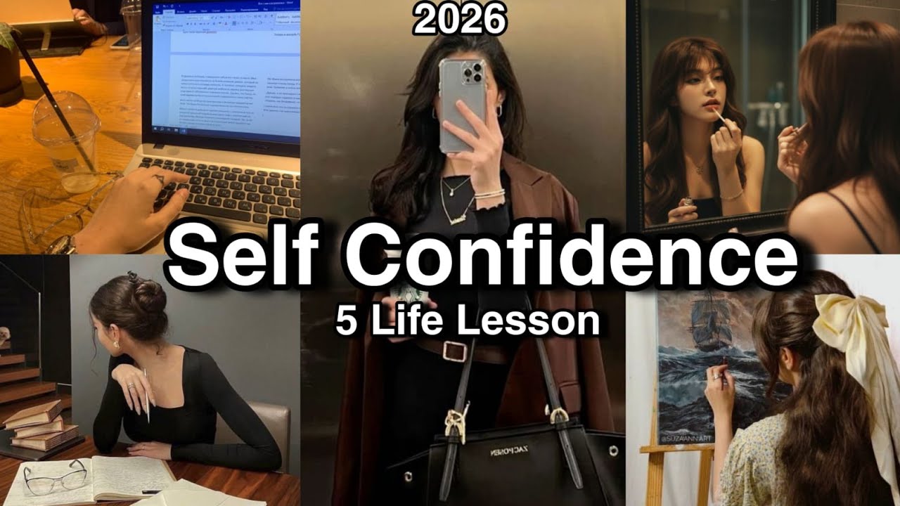 5 Life Lessons to Build Your Confidence in 2026 ! How to be more confident ? 