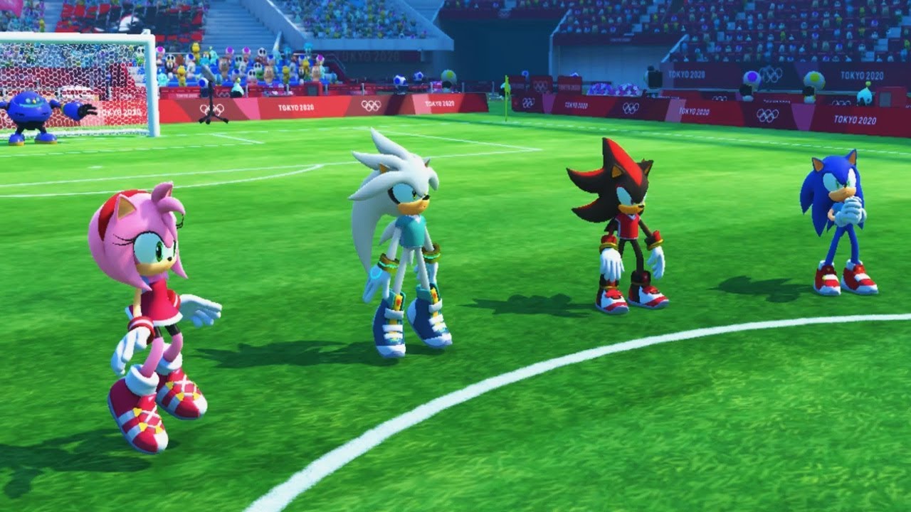Mario & Sonic at the Tokyo 2020 Olympic Games - Football - Team Mario VS Team Sonic