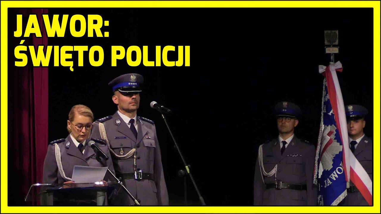 JAWOR. Uroczystość obchodów 103. rocznicy powstania Policji Państwowej