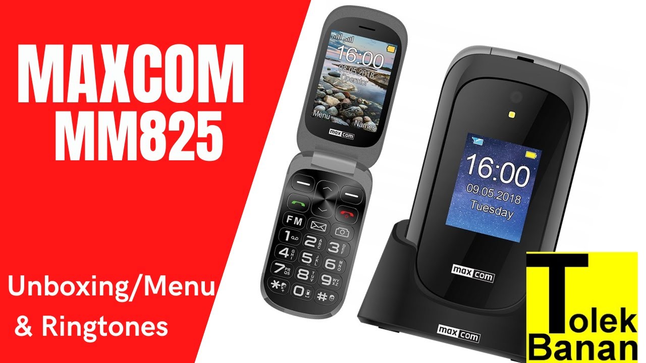 MaxCom MM825 - Unboxing / Menu & Ringtones - Classic Phone