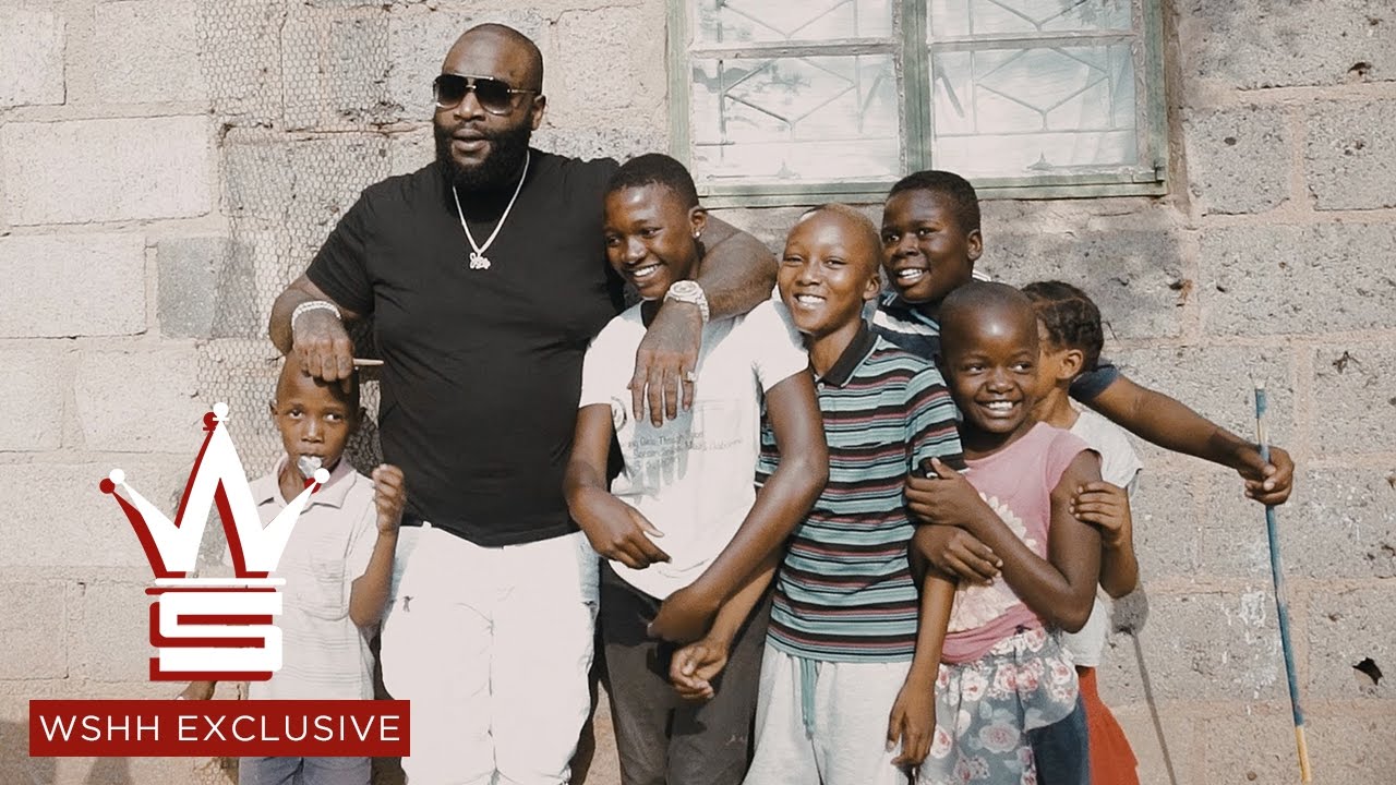 Rick Ross Gives Away Money To The Kids In Botswana! (Southern Africa) (WSHH Exclusive)