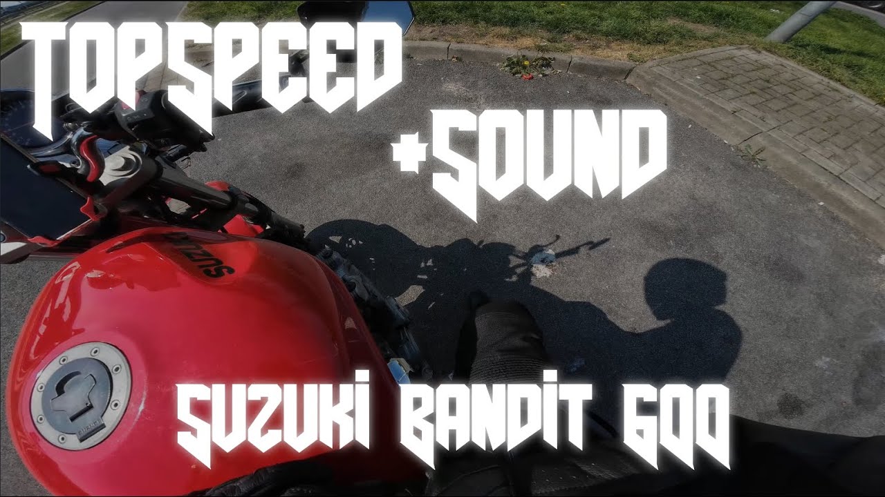 Suzuki Bandit 600/ GSF 600 A2 48PS Beschleunigung, Top Speed und Sound mit Mivv Endschalldämpfer