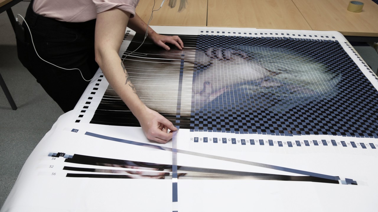 Process of photographic weaving