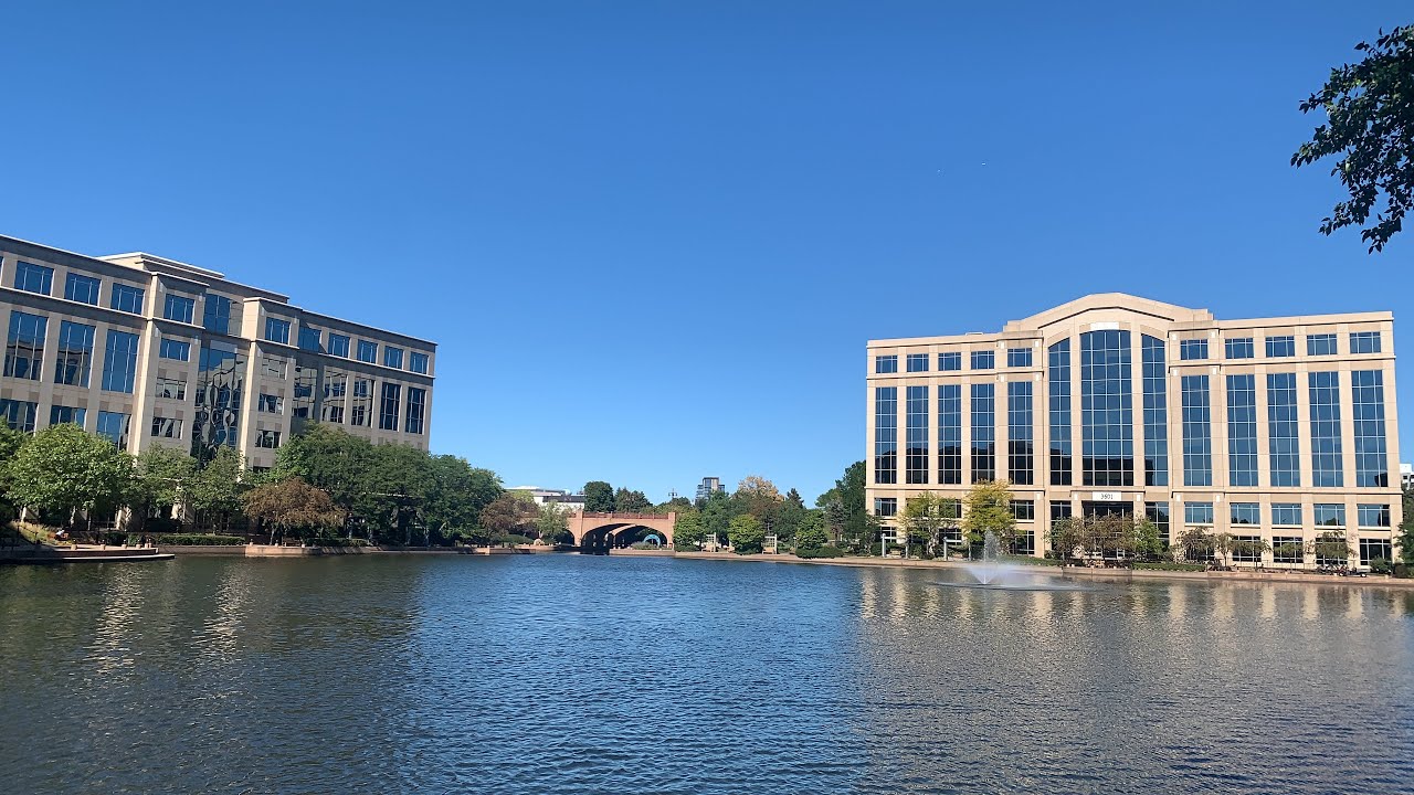 Walking Centennial Lakes 4K: Edina Minnesota