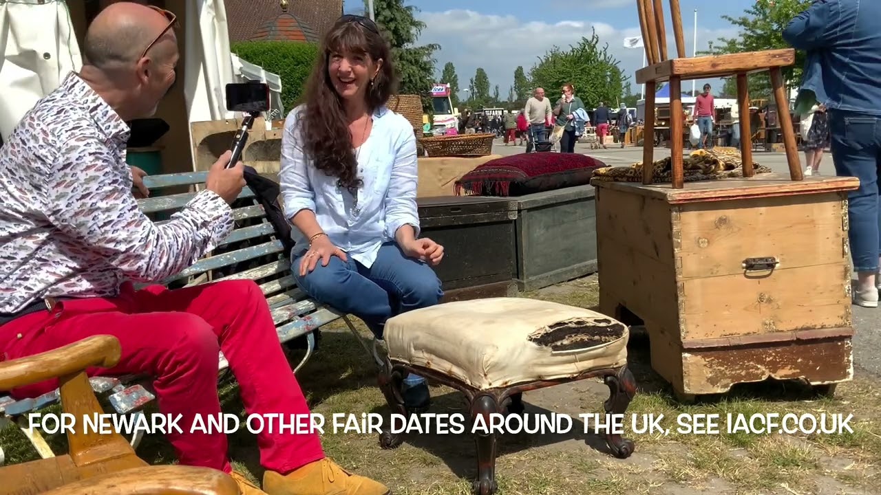 What to look for when buying antique upholstery (Newark Antiques Fair)