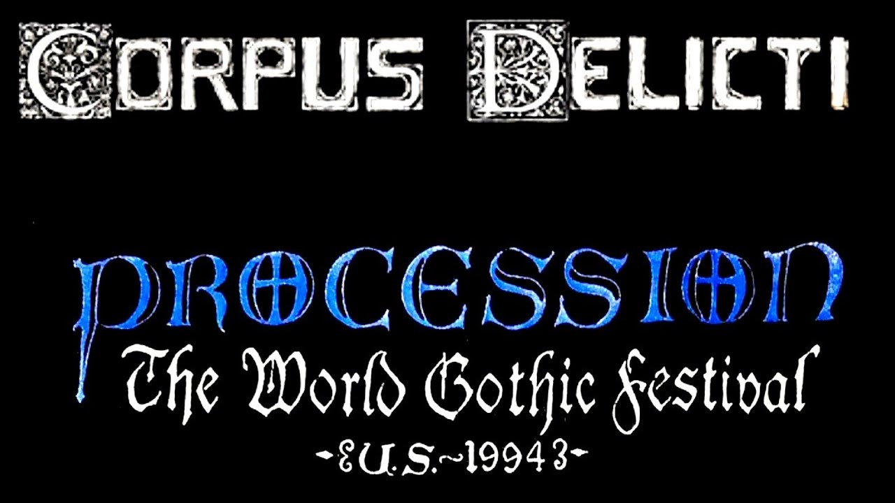 Corpus Delicti - Procession Tour, USA 1994 (Das Ich, Rosetta Stone, Faith And The Muse) FULL VIDEO