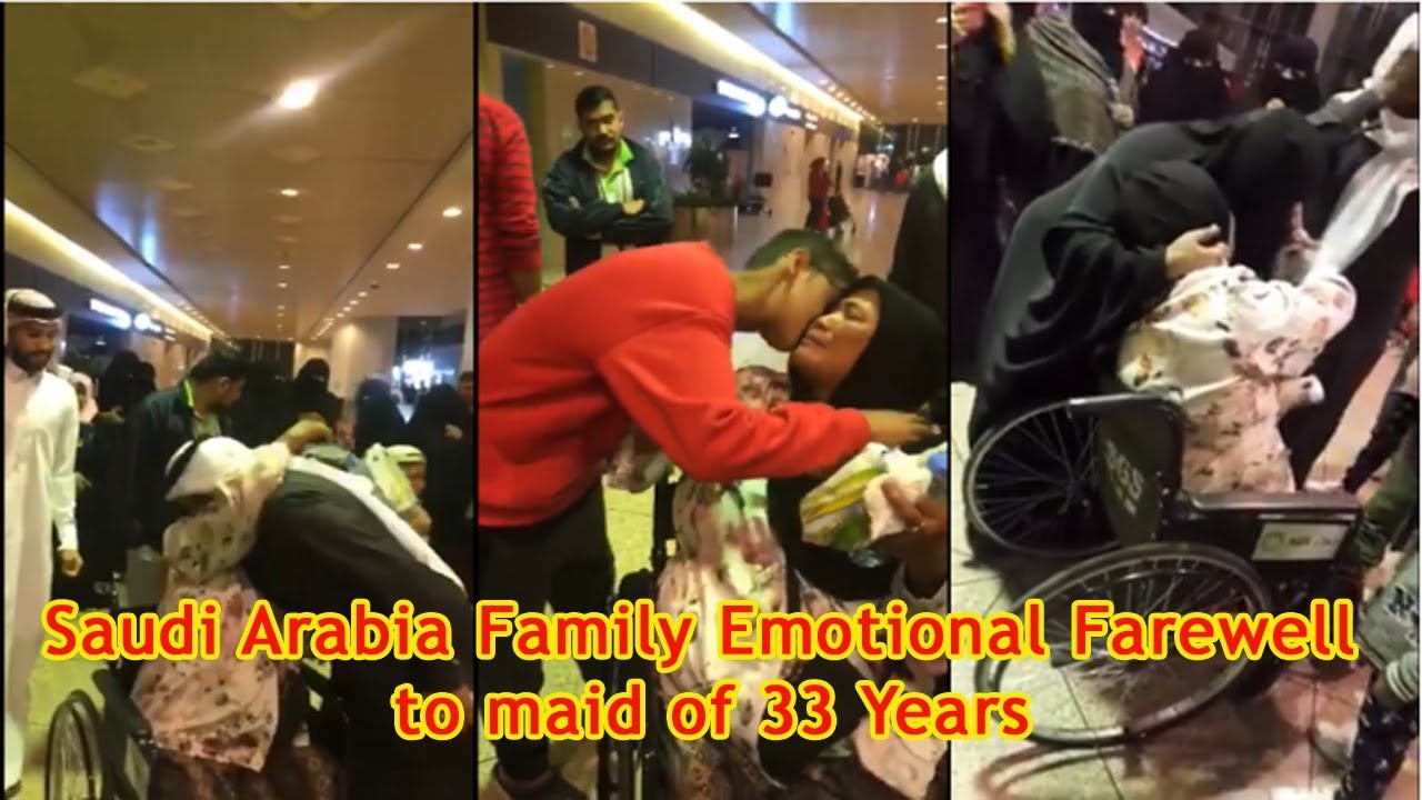 Saudi family bid emotional farewell to maid of 33 years