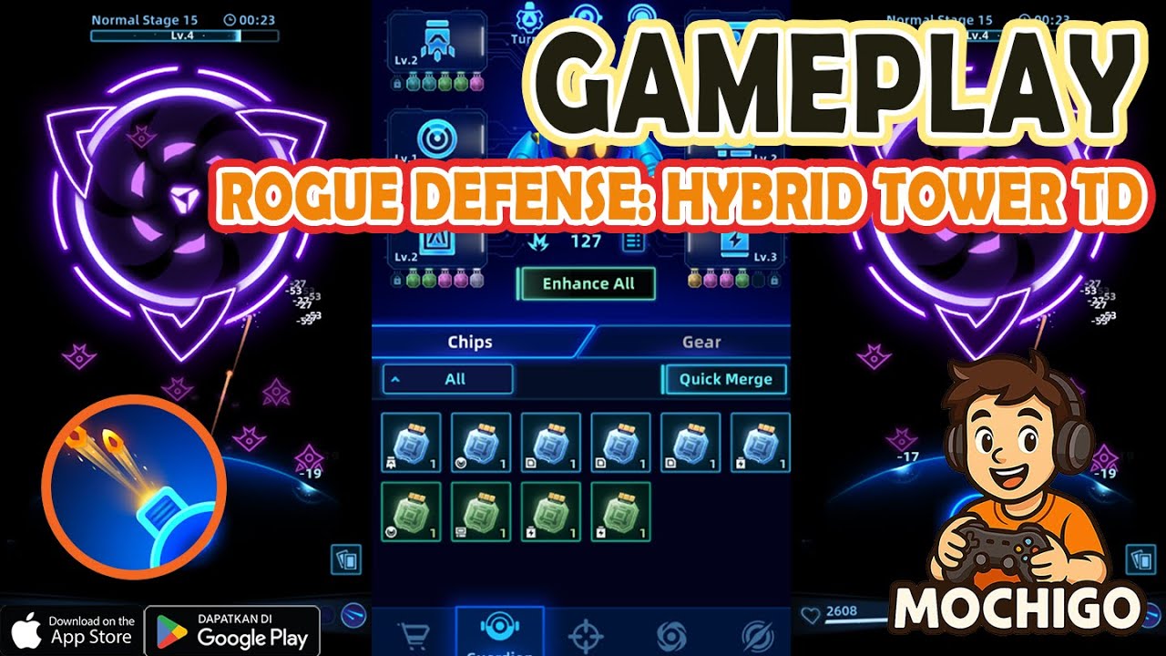 Rogue Defense: Hybrid Tower TD Gameplay - Android / IOS