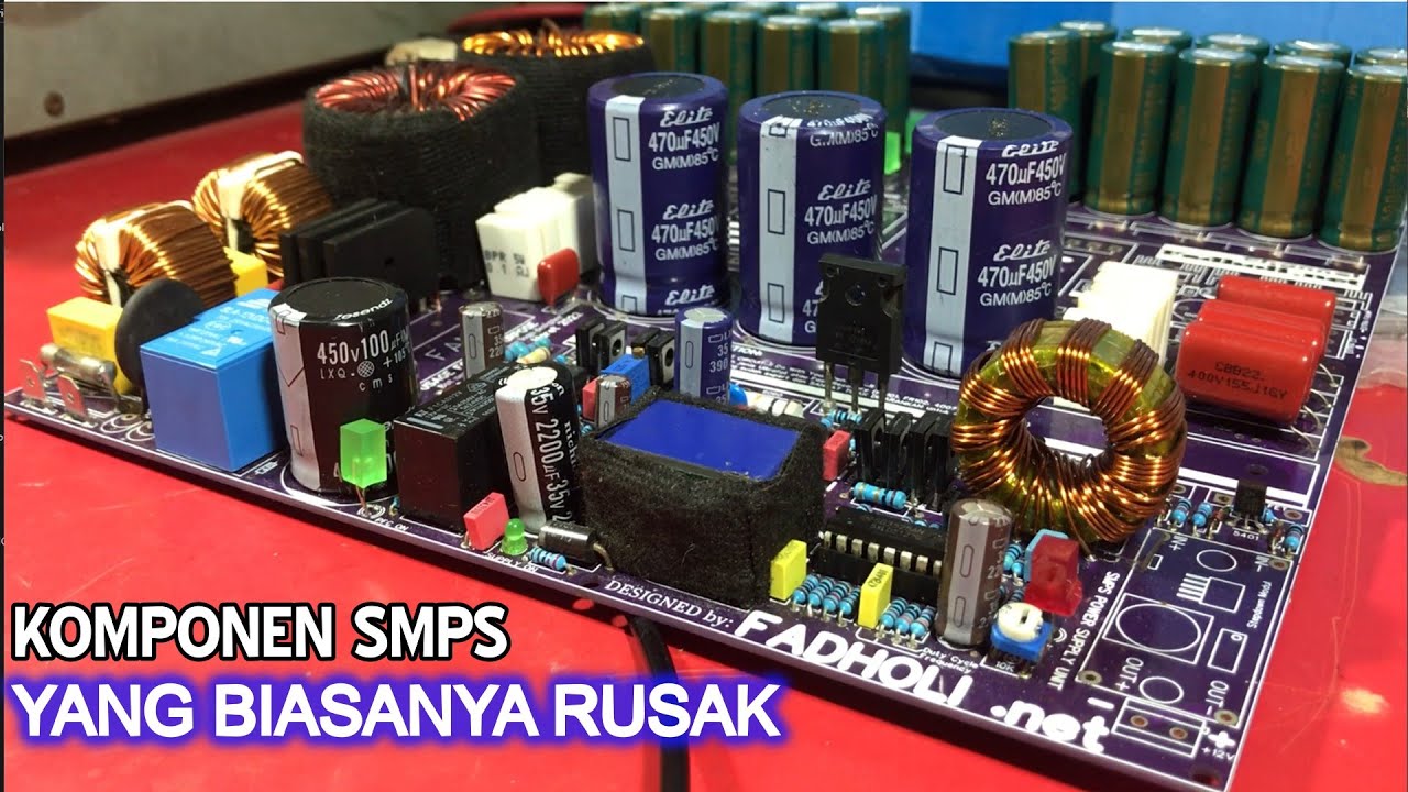 Yang Biasanya Rusak Pada SMPS Power Amplifier Rakitan