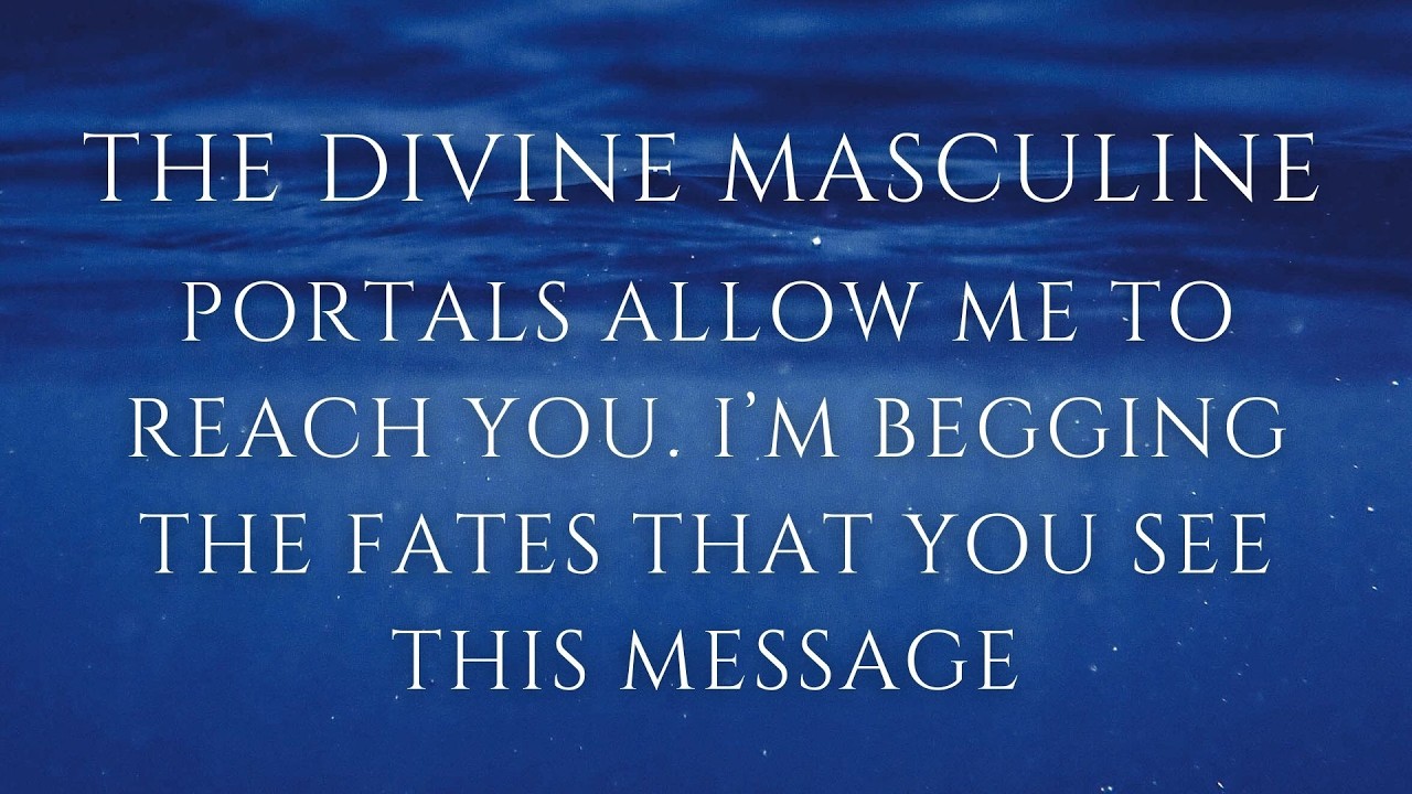 Divine Masculine: Can't hold back anymore #twinflamesunion