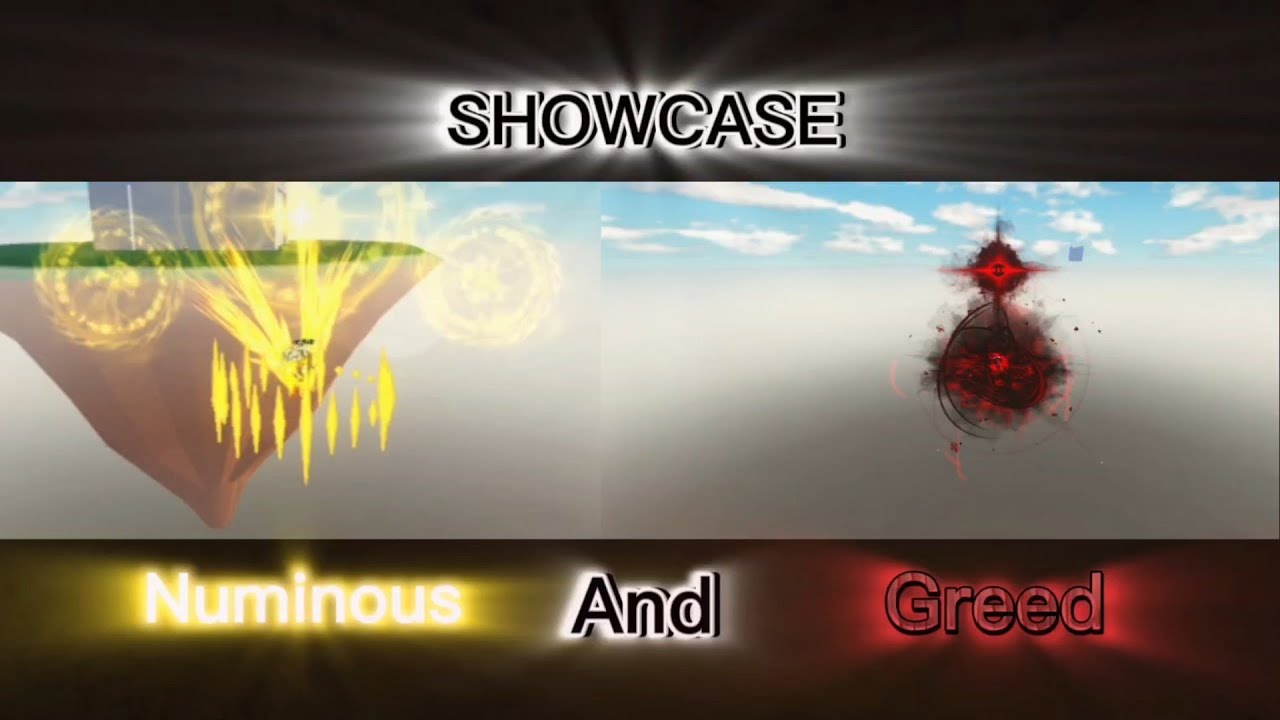 Killstreak Sword Fighting Universe Showcase Numinous And Greed