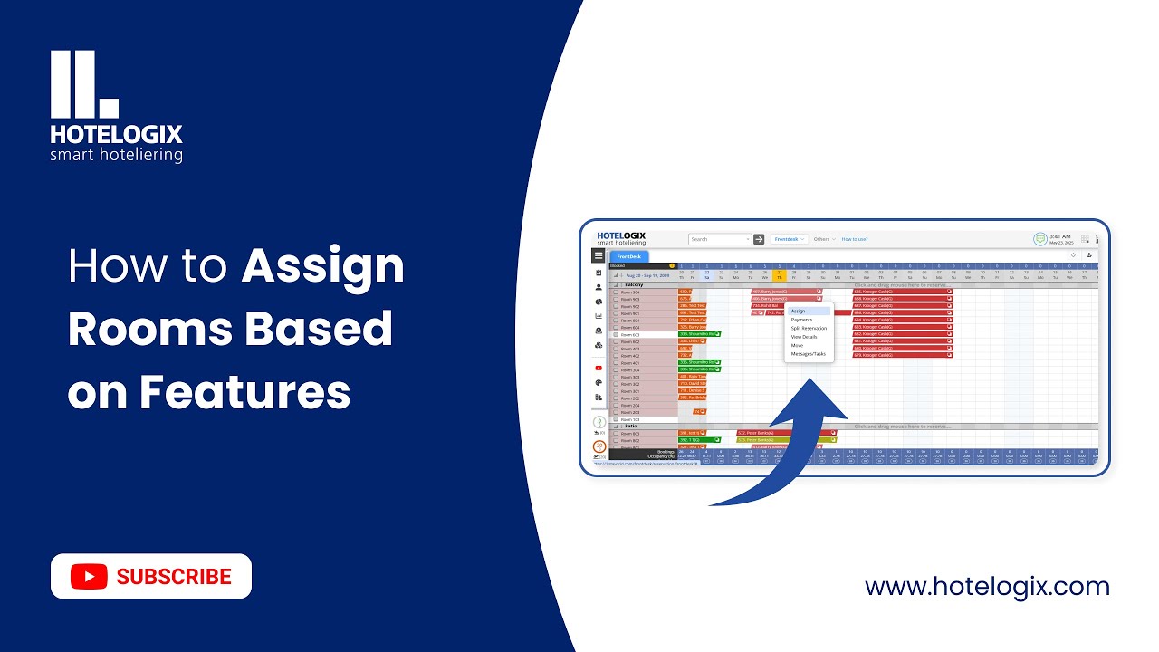 How to Assign Rooms Based on Features | Hotel PMS Tutorial