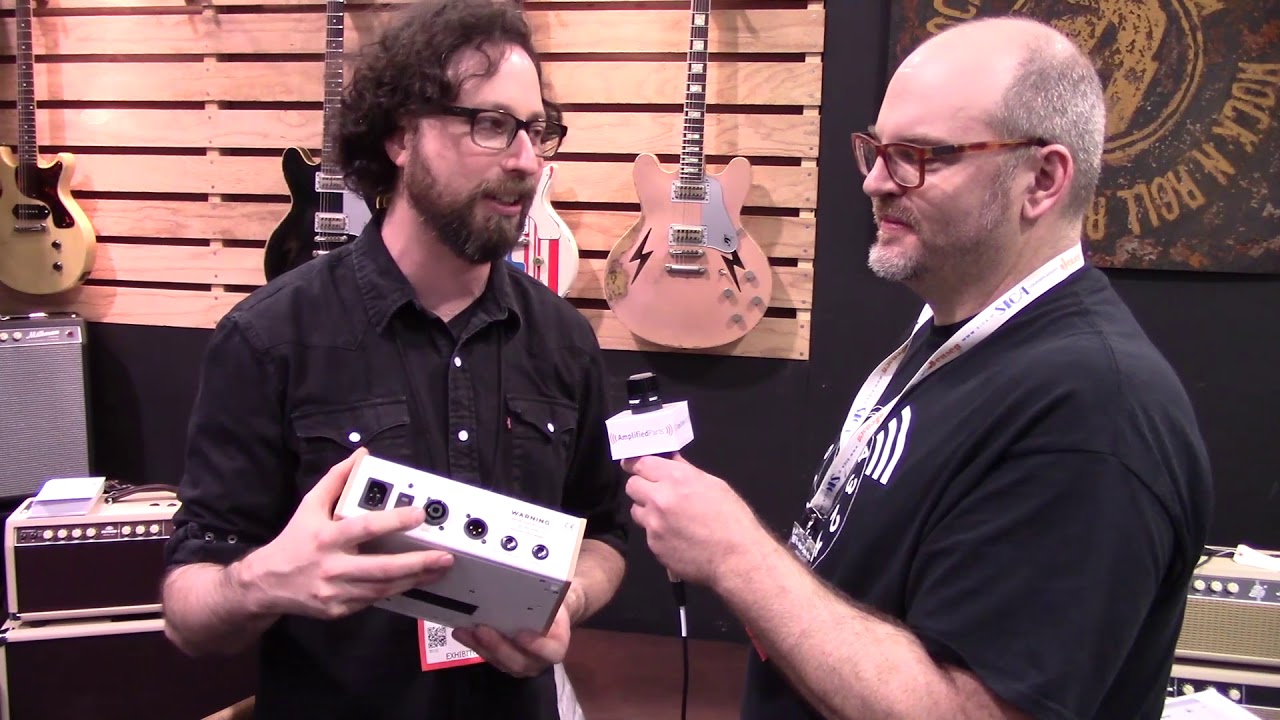 AP at NAMM 2018 with the awesome Milkman Sound