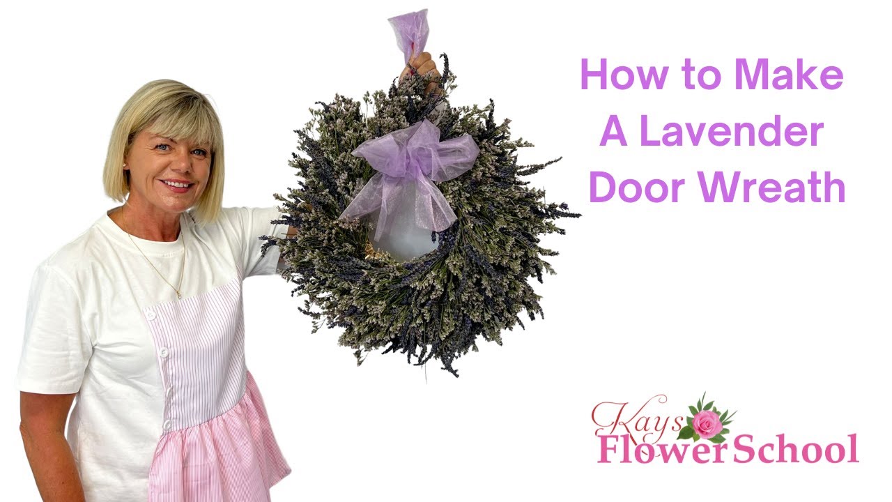 How to make a Fresh Lavender Door Wreath