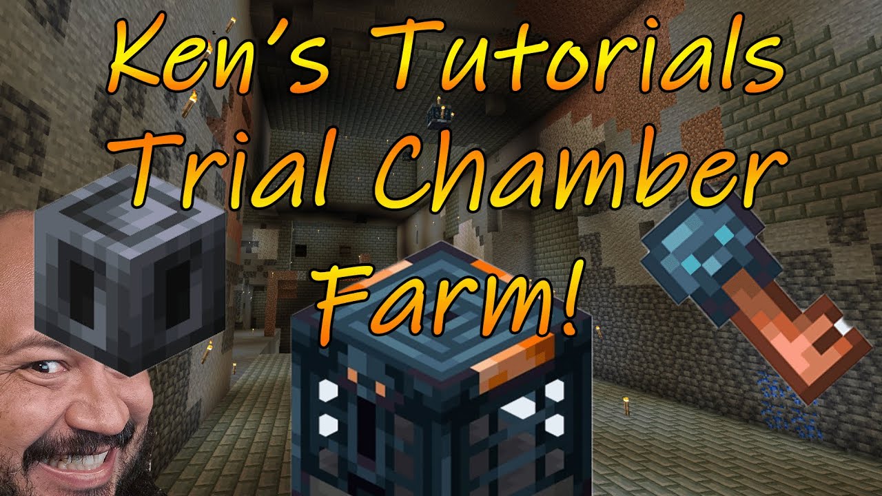 Kencrafters Tutorials: Trial Chamber Farm! ! #minecraft #minecraftfarm #minecraftbuild