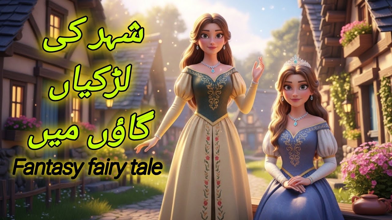 City Girls in Village life💃| Fairytale in Hindi Urdu | FairyWhisper 🧚