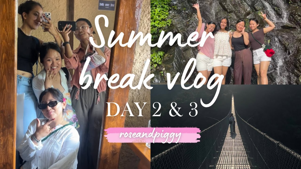 ☀️Summer break vlog Day 2 & 3 | Finding jharna, bridge, temple | Home party and many more 💛